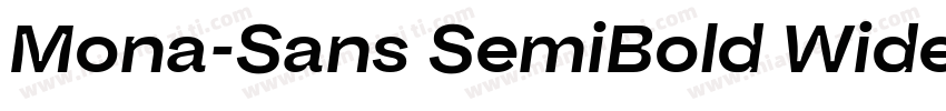 Mona-Sans SemiBold Wide字体转换